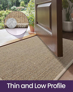 DEXI Ultra Thin Entryway Indoor Door Mat 32x48, Non Slip Rubber Backing Inside - Image 4