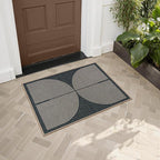 Lahome Enfys Rainbow Indoor Door Mat, Farmhouse Non Slip Non Shedding - Image 2