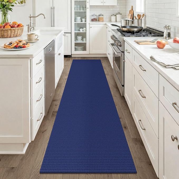 KOZYFLY Cotton Runners for Hallway 2x8, Washable Runner Rug, Woven Non Slip - Image 2