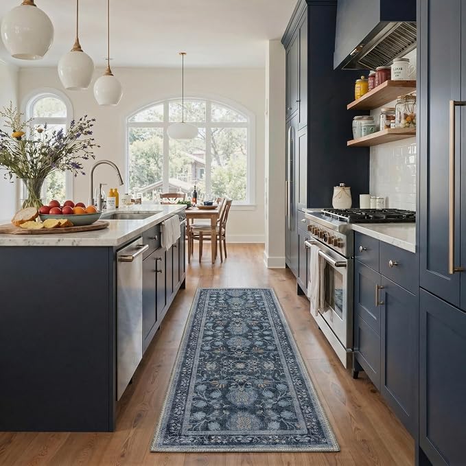 GENIMO Kitchen Rug Sets of 2, Non-Slip Washable Low-Pile Kitchen Mats - Image 3