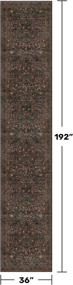 Washable Boho 3x16 Long Runner Rug - Image 2