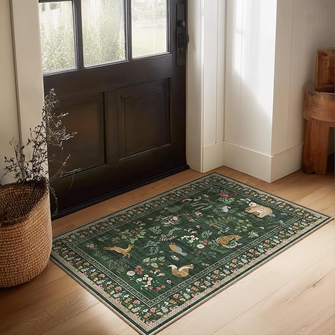 Machine Washable Throw Rugs for Entryway: Door Mat Indoor Entrance 2x3 Rug - Image 7