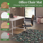 Office Chair Mat for Hardwood Floor & Tile Floor, Under Desk Rug for Rolling - Image 3