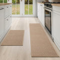 YDKGL Kitchen Mat Kitchen Rugs Sets of 2 PCS Non Slip Washable, Super Absorbent by YDKGL