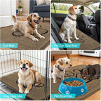 OLANLY Dog Door Mat for Muddy Paws 59x35, Paw Print Design, Absorbs Moisture - Image 7
