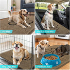 OLANLY Dog Door Mat for Muddy Paws 48x30, Paw Print Design, Absorbs Moisture - Image 7