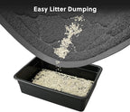 WePet Cat Litter Box Mat, Kitty Premium PVC Pad, Durable Trapping Rug, - Image 5