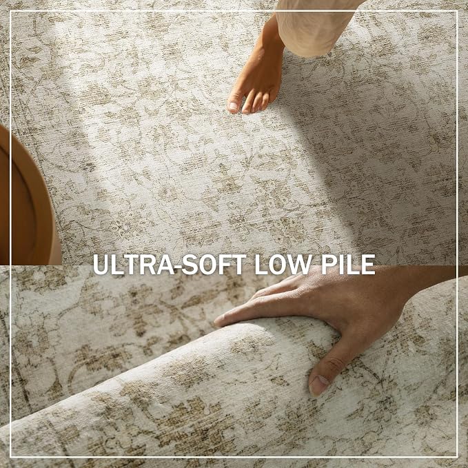 Washable Kitchen Rug Runners for Hallways: 2'x6' Bedroom Runner Rug Non Slip - Image 4
