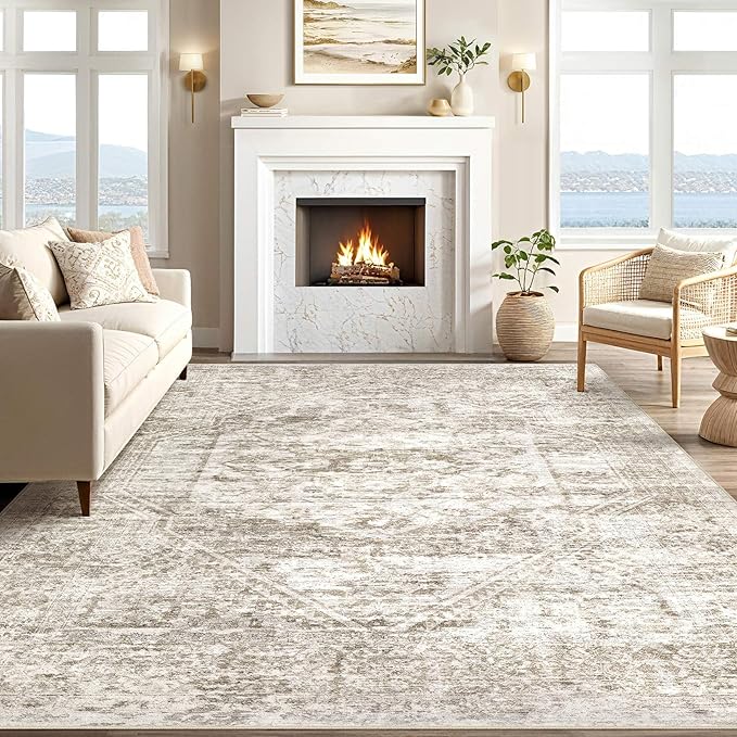Vintage Living Room Area Rug 9x12 - Image 5