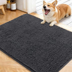 OLANLY Dog Door Mat for Muddy Paws 40x32, Absorbs Moisture and Dirt, Absorbent by OLANLY