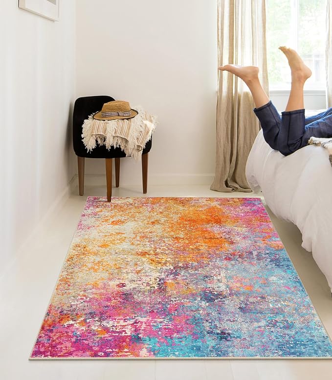 Lahome Modern Abstract Area Rug - Image 3