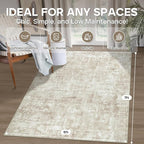 5x7 Area Rugs for Living Room Rug Washable: Modern Rug for Dining Room Bedroom - Image 2