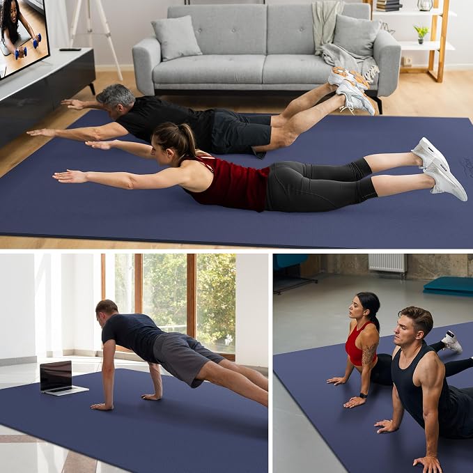 GymCope Large Exercise Mat for Home Workout, - Image 7