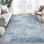 Area Rugs 5x7 Living Room: Washable Rug Modern Abstract Large Rugs Soft Non - Image 3
