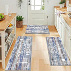Vaukki Boho Kitchen Rug Sets 3 Pieces, Washable Kitchen Mats - Image 6
