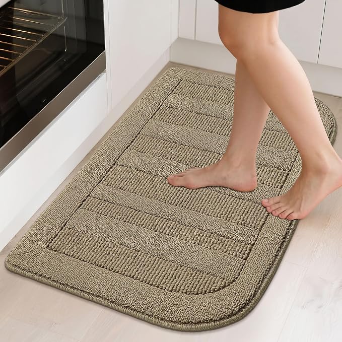 BEQHAUSE 24x36 Inch Kitchen Rug Mat Durable Kitchen Rugs Non-Slip Washable - Image 2