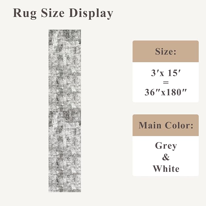 3x15 Ft Long Hallway Runner Rug - Image 2