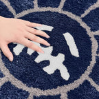 Trippy Happy Face Rug Cool Rugs Tufted Quick Dry Bath Mats - Image 3