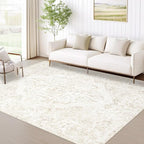 5x7 Area Rugs for Living Room: Washable Rug Vintage Large Rugs Soft Non Slip by MXSANYOORUG