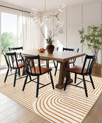 Lahome Abstract Washable Area Rug 6x9, Soft 6x9 Rug - Image 4