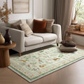 Washable Small Throw Rugs for Entryway: Door Mat Indoor Entrance 4x6 Area Rug by palohom
