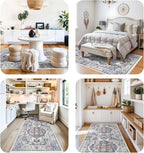 4x12 Wide Hallway Runner Rug: Vintage Washable Soft Runners - Image 4