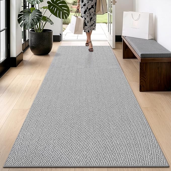 LUMI Ultra Thin Runner Rug for Hallway 2'x6', Non-Slip Entryway Rug by LUMI