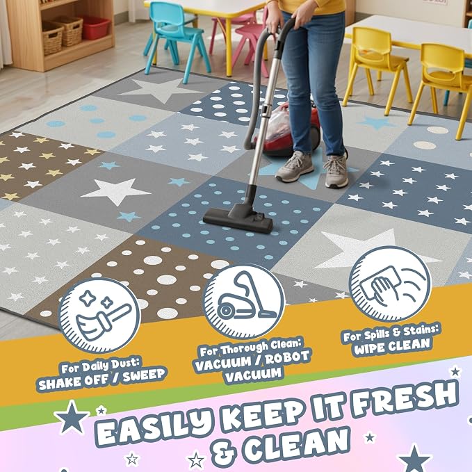 Large Classroom Rug Elementary 9x12, Preschool Teacher Classroom Must Haves - Image 5