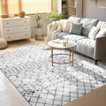 Lessymo Washable Area Rugs 6x9 for Bedroom Living Room Kitchen, Ultra-Soft Faux by Lessymo