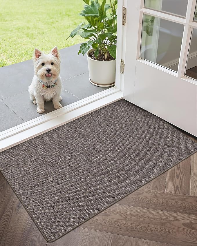 Color&Geometry Small Ultra Thin Indoor Door Mat 17"x30", Non Slip Rubber Backed - Image 9