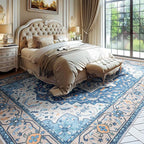 Lessymo Washable Area Rugs 6x9- Boho Area Rug Low Pile - Image 6