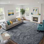 yongyangjuxin Fluffy Rug Shag Area Rug, Large Shag Area Rugs by Yongyangjuxi
