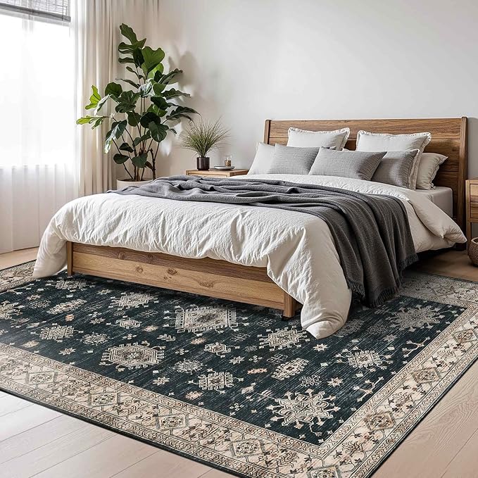 Rugxara 6x9 Area Rugs for Living Room Bedroom, Large Washable Rug, Non Slip & - Image 3