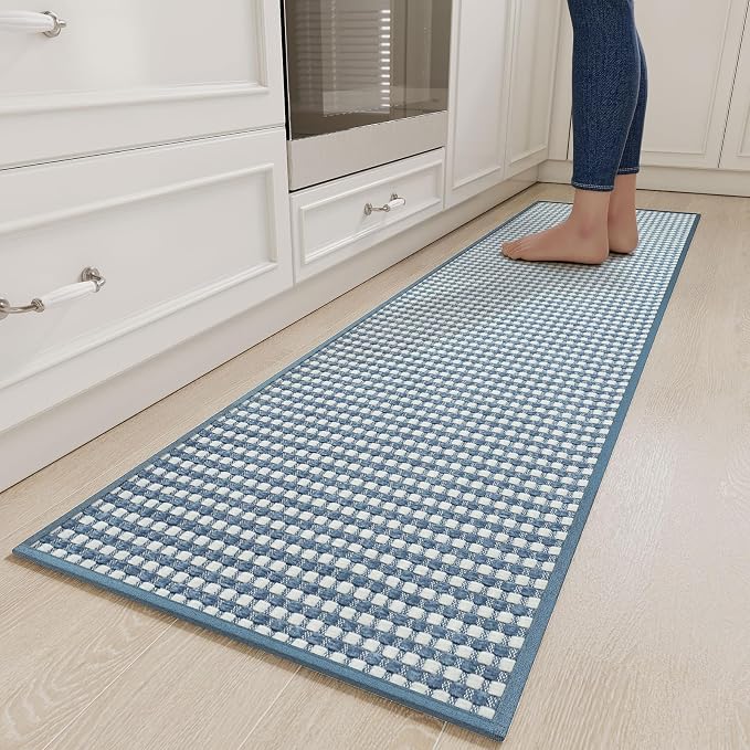 YDKGL Long Kitchen Runner Rugs Kitchen Mat Non Slip Washable, Super Absorbent by YDKGL