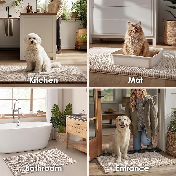 EHEYCIGA Super Absorbent Dog Door Mat - Image 7