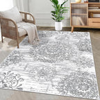 HEBE Area Rugs for Living Room 3'x5', Washable Non Slip Boho Entryway Rug by HEBE