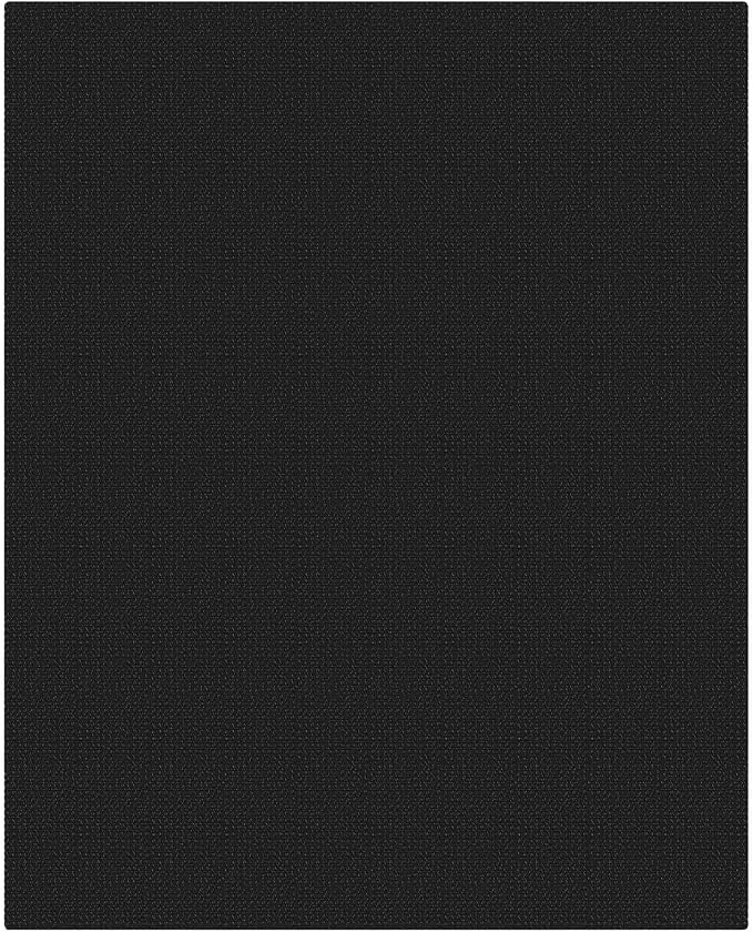 KOZYFLY Black Washable 4x5 Entry Woven Area Rug, Braided Throw Rugs - Image 9