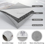 5x12 Runner Rug for Wide Hallway: Long Washable Runners for Entryway Living - Image 4