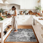 5x5 Rug Square for Living Room – Machine Washable Non-Slip Area Rug for Kitchen - Image 3