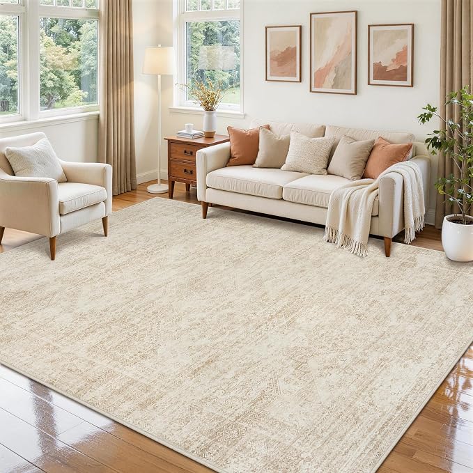 6x9 Area Rugs for Living Room Rug Washable: Abstract Rug for Dining Room - Image 9