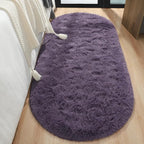 LOCHAS Bedroom Rug 2.6' x 5.3', Soft Oval Throw Rugs Carpet - Image 3