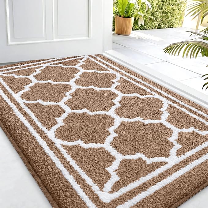 Buganda Indoor Door Mat, Dirt-Resistant and Absorbent Doormat, Low Profile by Buganda