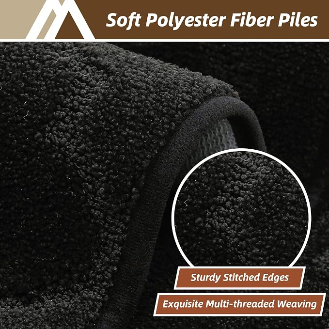 COSY HOMEER Kitchen Rugs 24"x36" Non-Slip Washable Kitchen Mats - Image 3