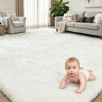 Fluffy Area Rugs 9x12 Living Room Bedroom: Ultra Soft Shag Rug Upgrade Non-Slip - Image 2