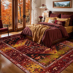 SERISSA 6x9 Area Rugs for Living Room, Large Washable Non-Slip Boho Rug - Image 3