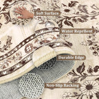 Yamaziot Washable Runner Rug 2x6 – Non Slip Boho Floral Hallway Runner Rug - Image 6