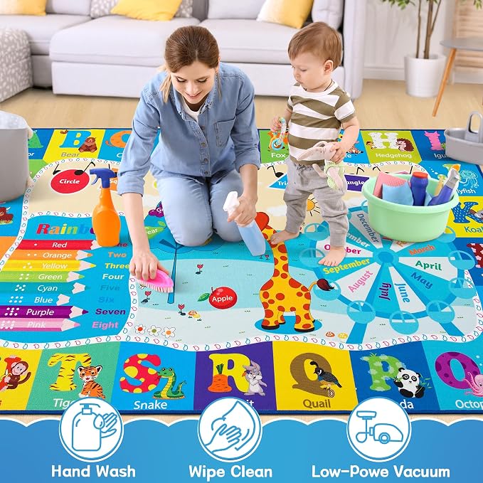 Chicrug Educational Kid Area Rug - Image 6