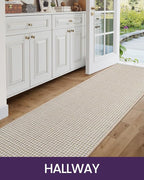 DEXI Hallway Runner Rug 2'4"x8', Non Slip Rubber Backed Runners Carpet - Image 7