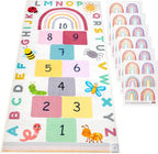 Hopscotch Rug for Kids, Hopscotch Play Mat, ABC Classroom Learning Mat by Unknown