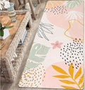 Lahome Pink Washable Runner Rug by Lahome